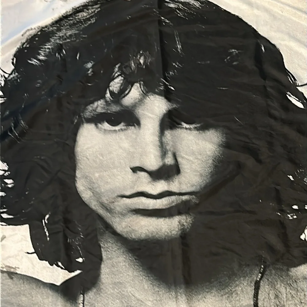 DOORS scarf by the Doors Music Co. black, silver and gray. Excellent optics